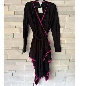 LOULOU DE LA FALAISE X ANTHRO NWT Assymetrical Long Sleeve Wrap Sweater L